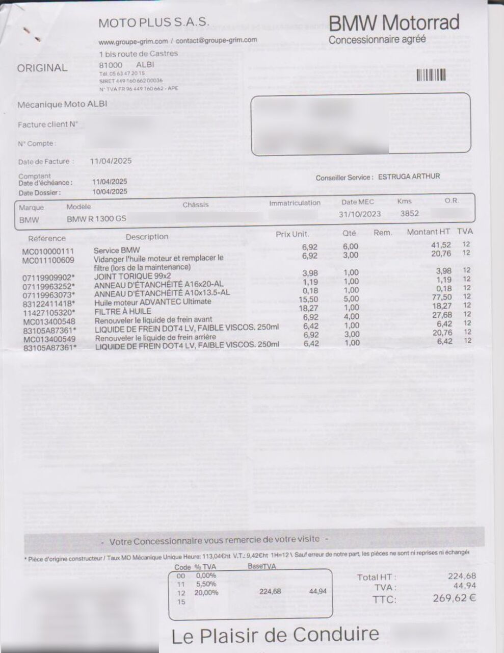 Photo BMW R 1300 GS TROPHY