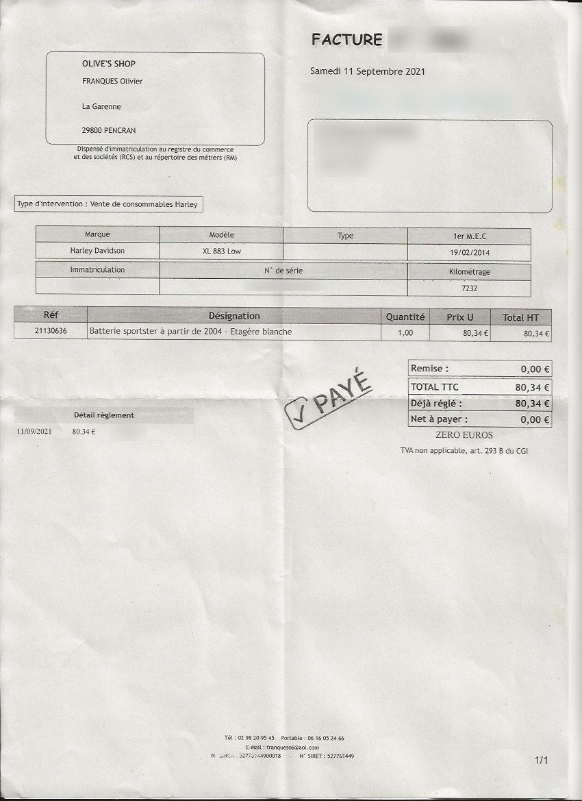 Photo HARLEY DAVIDSON 883 1