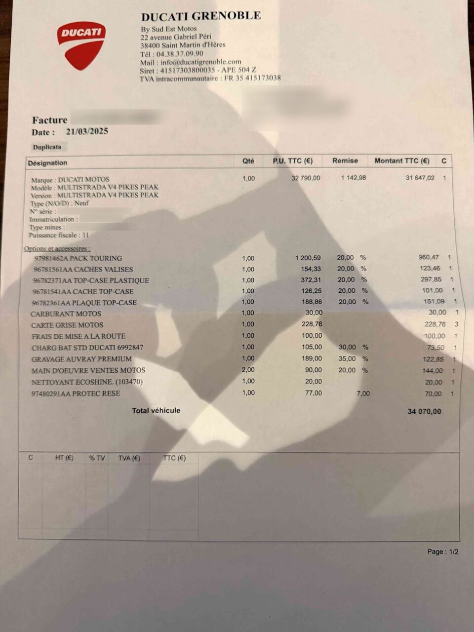 Photo DUCATI MULTISTRADA V4