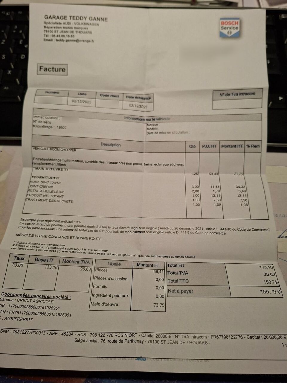 Photo TRIKE BOOM 1.6