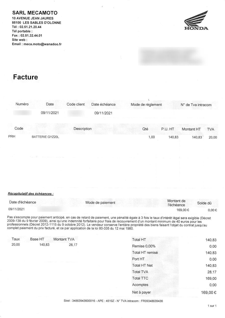 Photo HONDA GOLDWING 1800