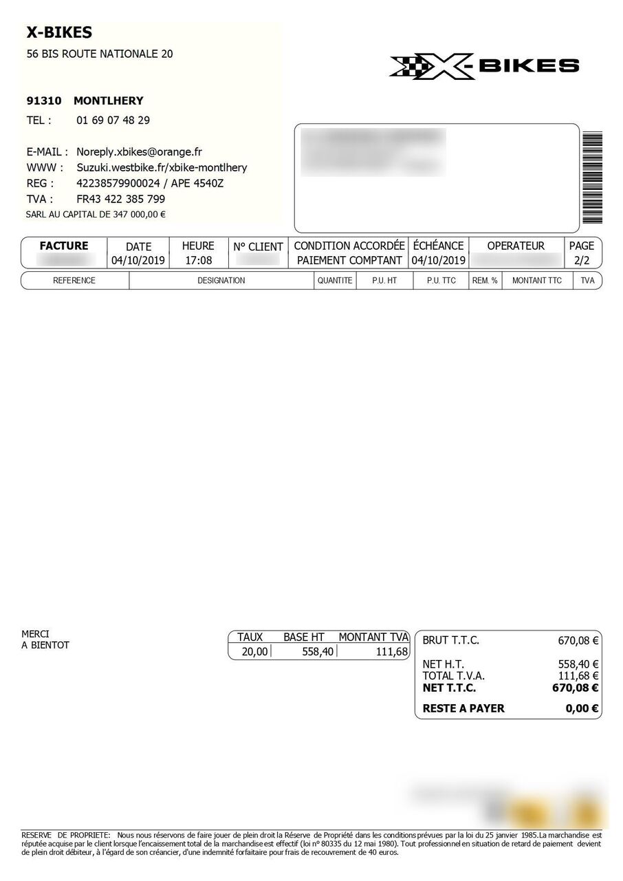 Photo SUZUKI GSR 750 FULL