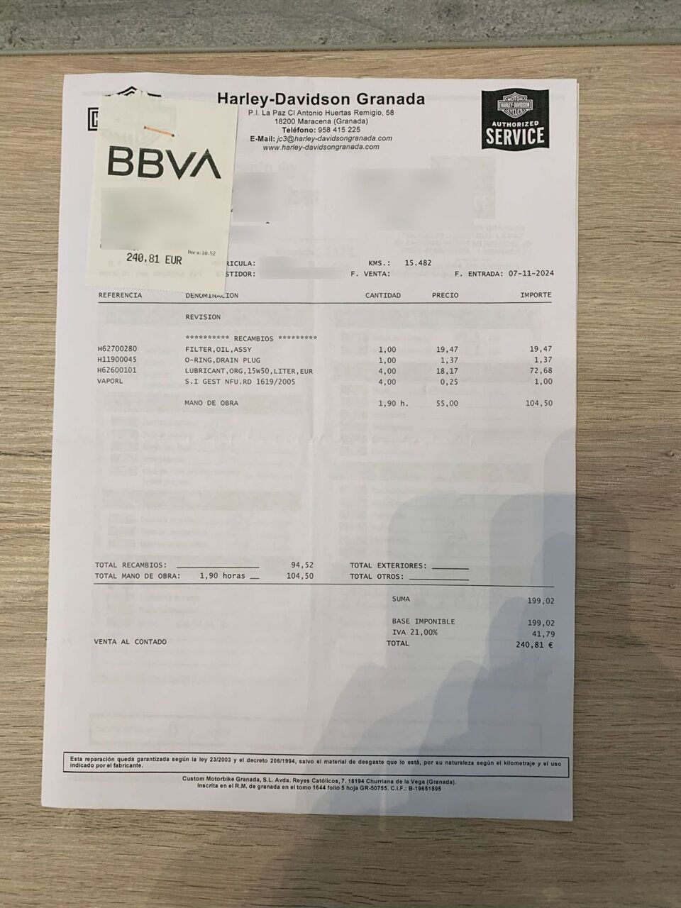 Photo HARLEY DAVIDSON PAN S