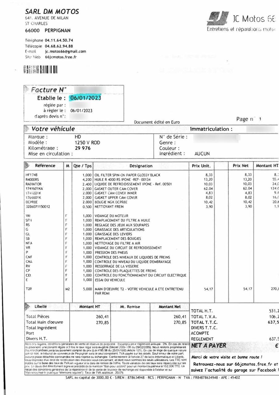 Photo HARLEY DAVIDSON NIGHT