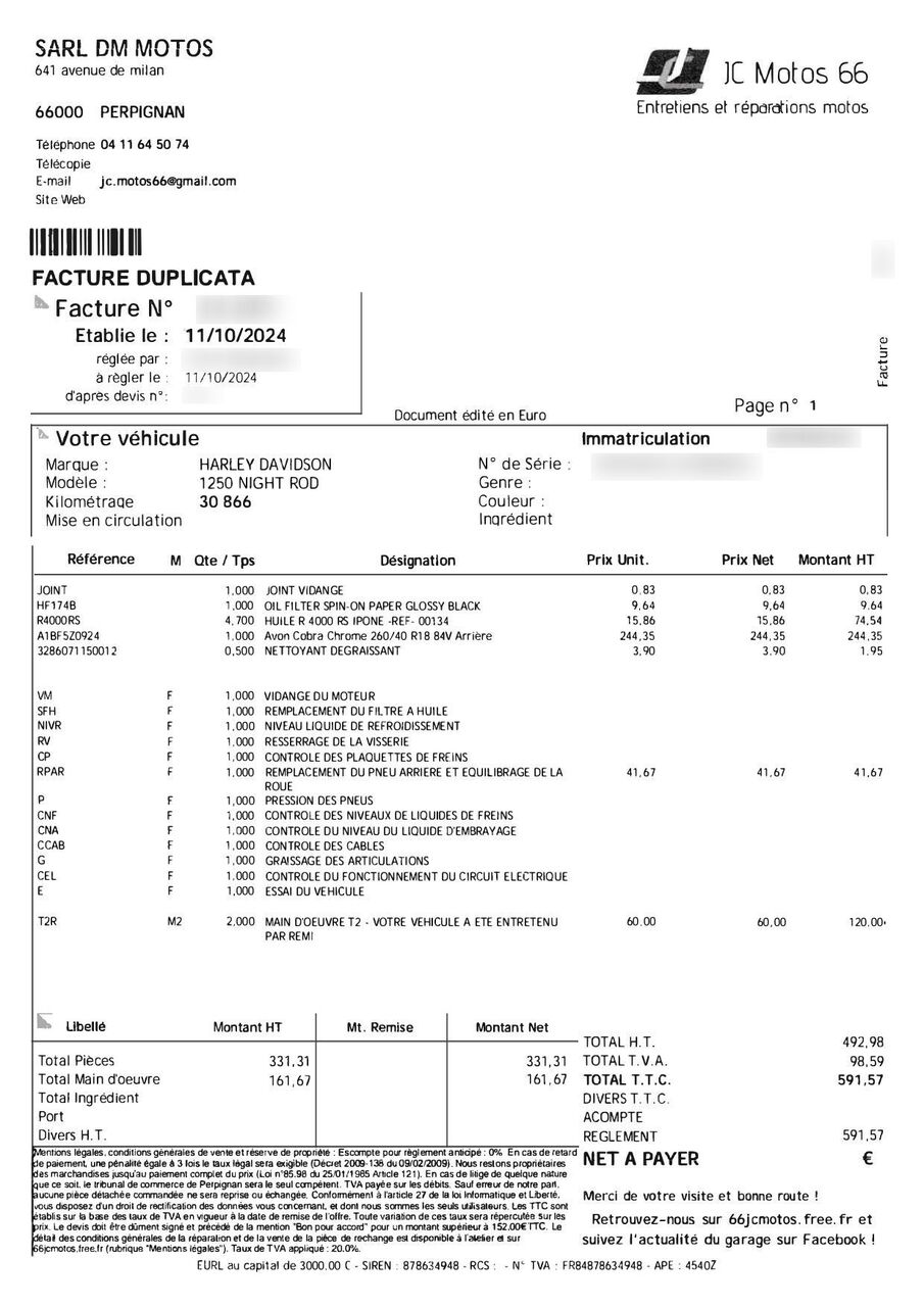 Photo HARLEY DAVIDSON NIGHT