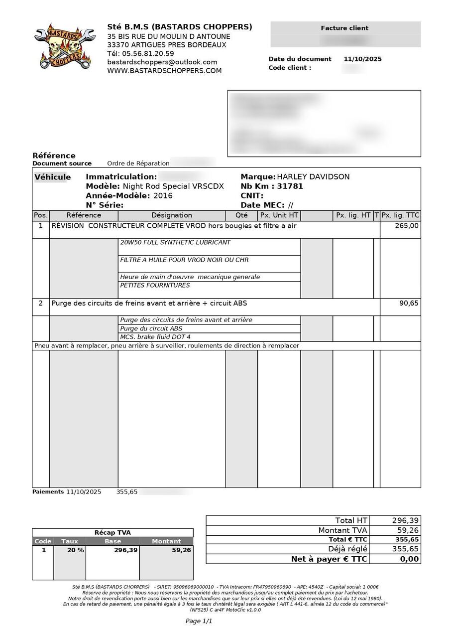 Photo HARLEY DAVIDSON NIGHT