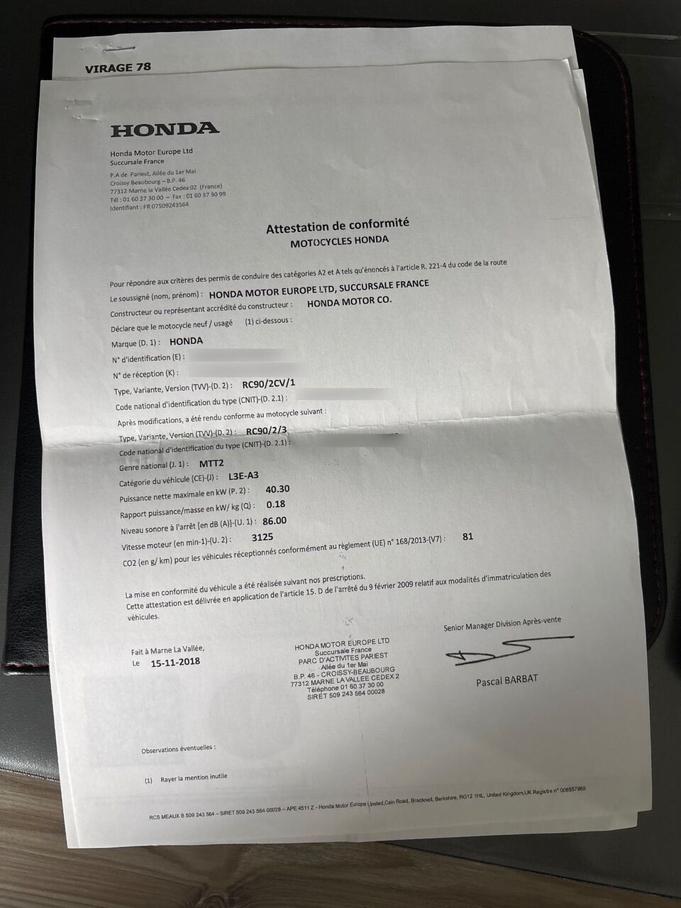 Photo HONDA NC 750 X DCT