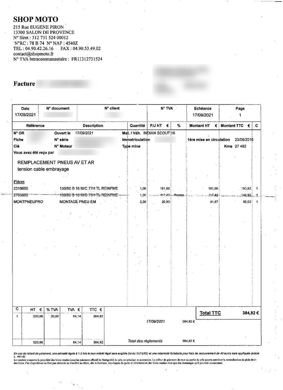 Photo INDIAN SCOUT 1133 ABS