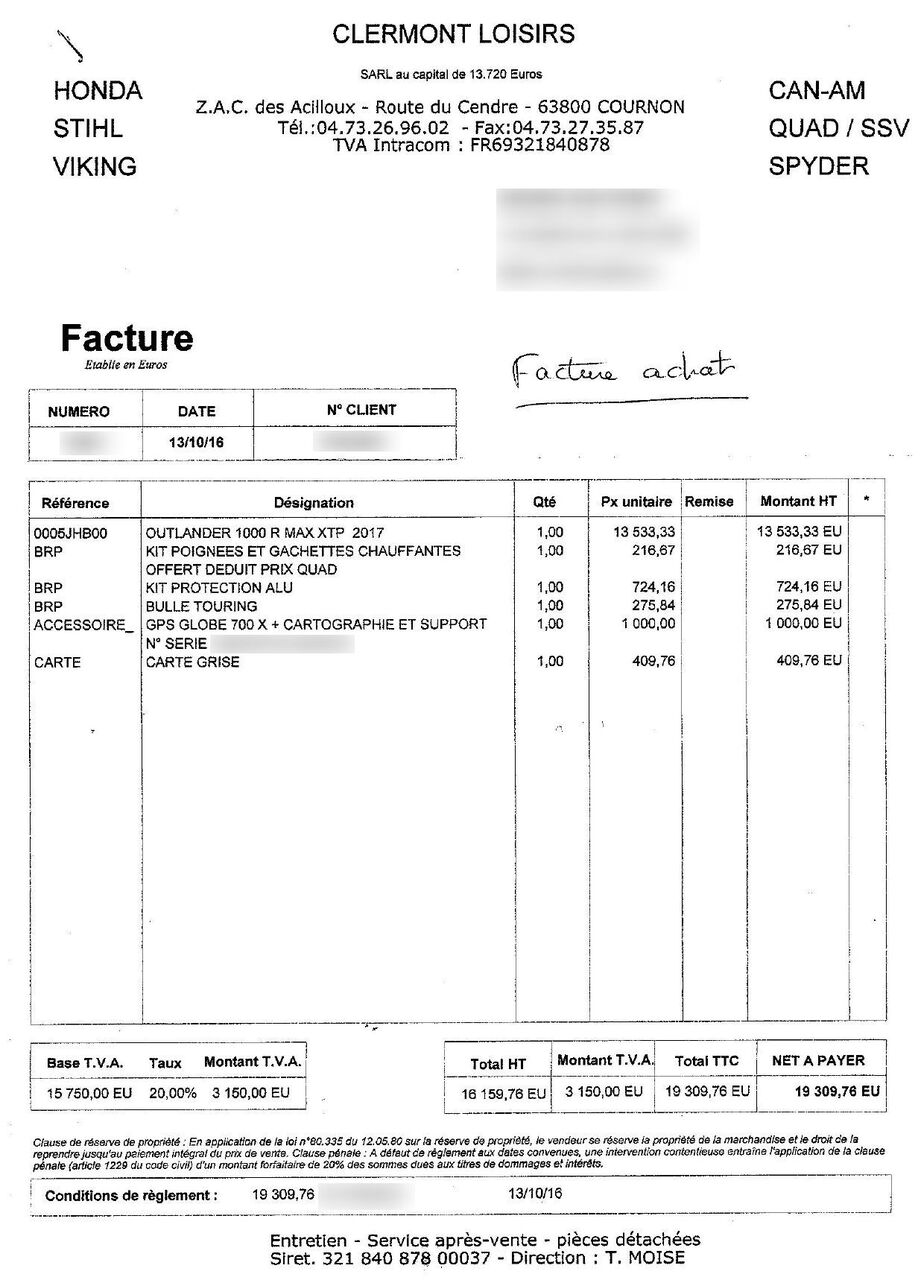 Photo CAN AM OUTLANDER MAX R