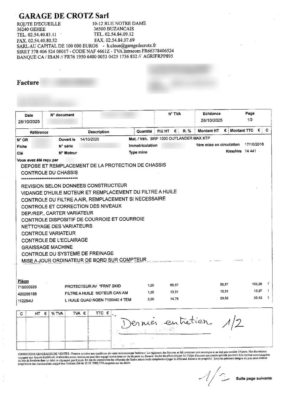 Photo CAN AM OUTLANDER MAX R