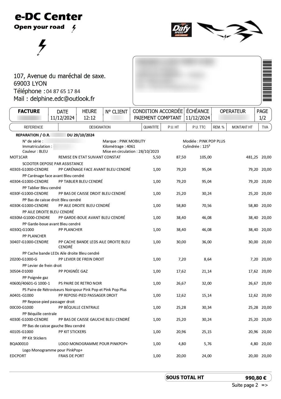 Photo PINK MOBILITY PINK POP