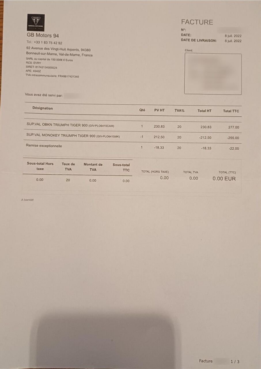 Photo TRIUMPH TIGER 900 PRO