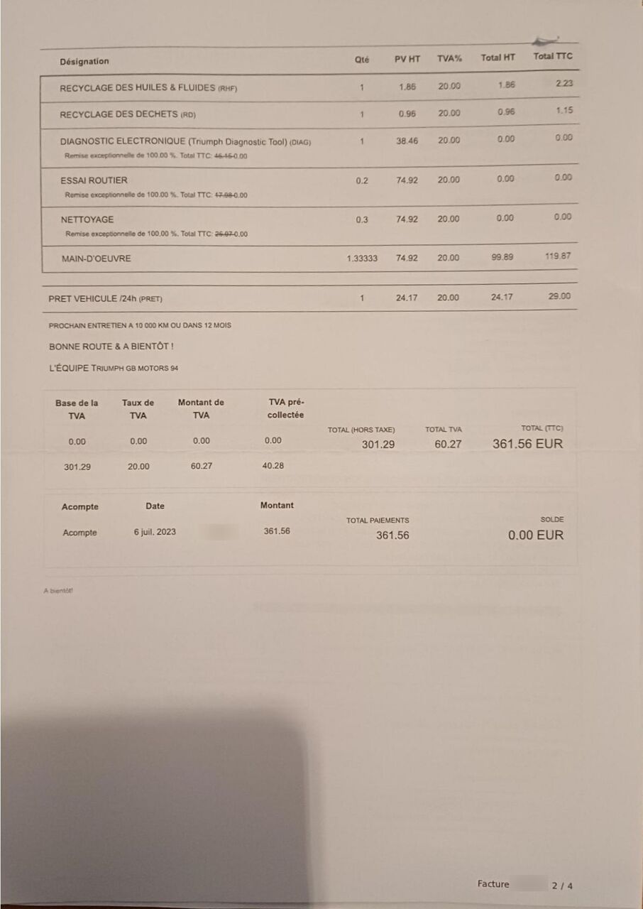 Photo TRIUMPH TIGER 900 PRO