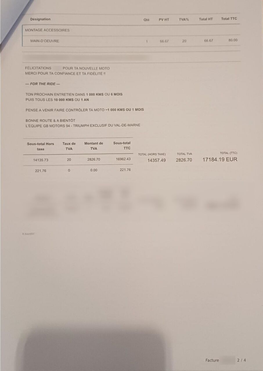 Photo TRIUMPH TIGER 900 PRO