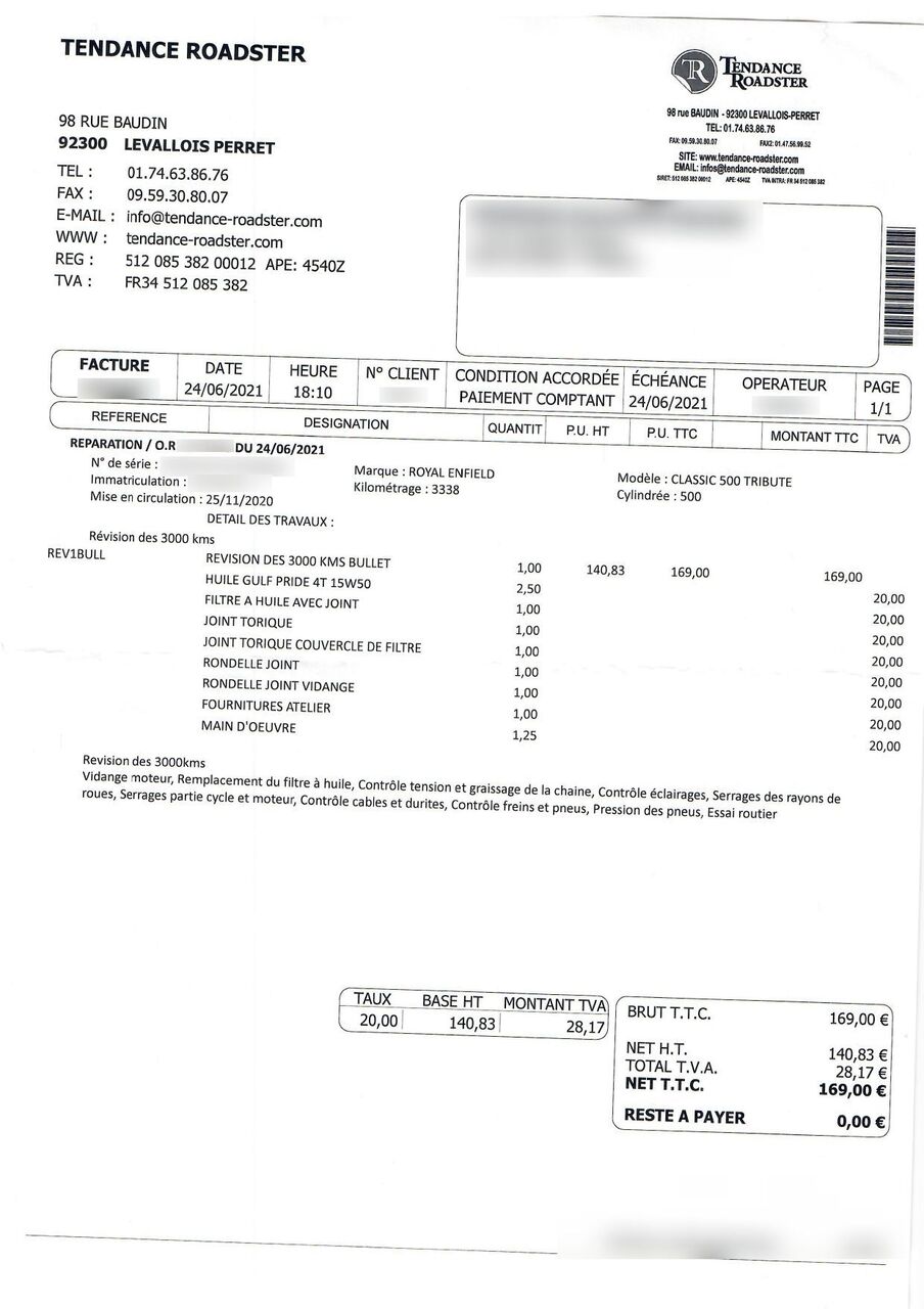 Photo ROYAL ENFIELD BULLET -