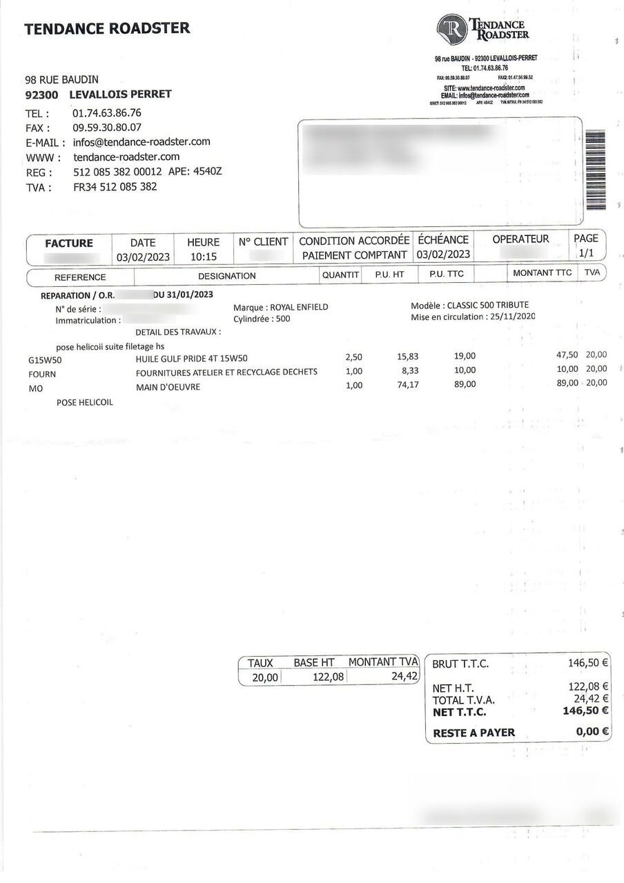 Photo ROYAL ENFIELD BULLET -