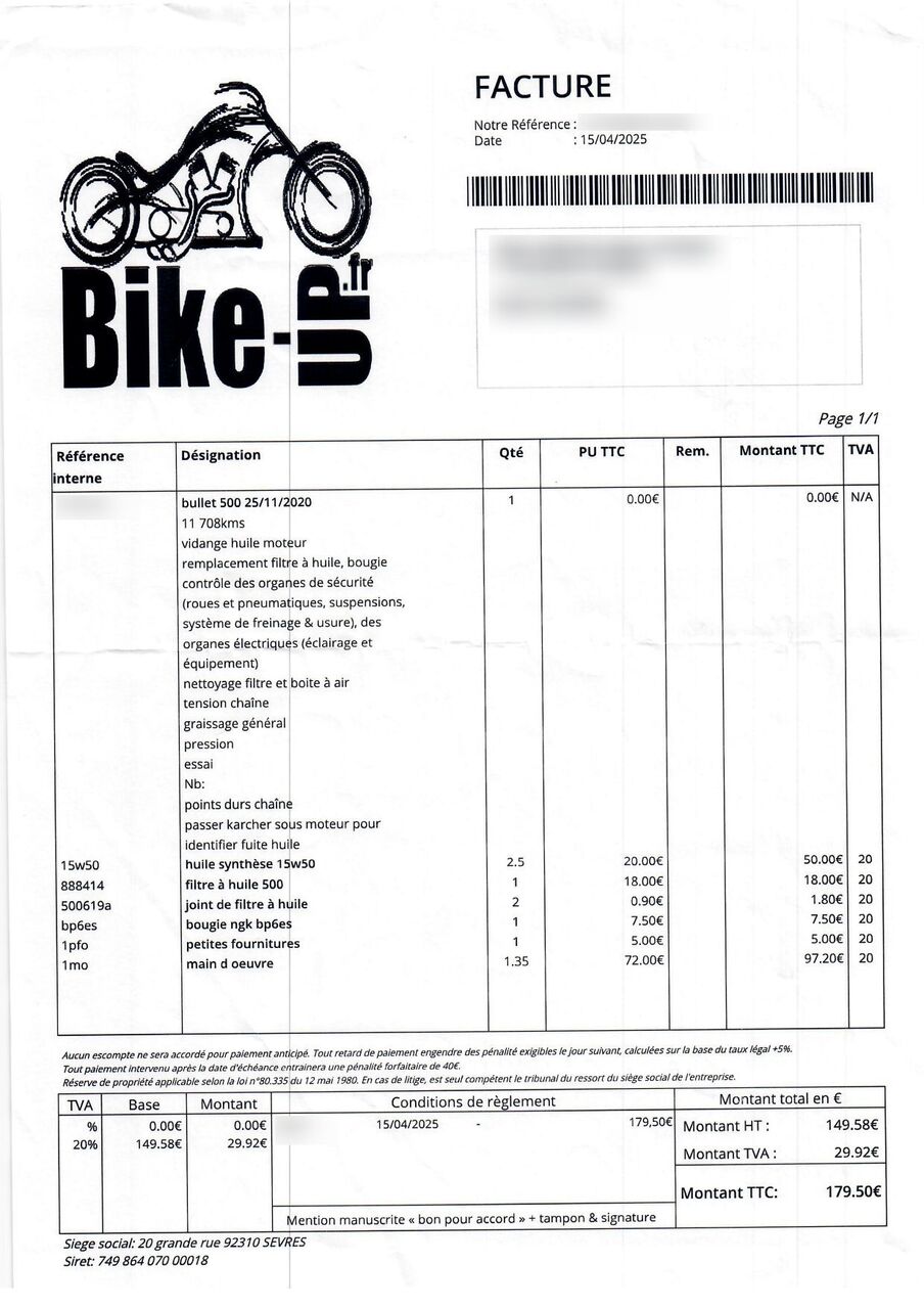 Photo ROYAL ENFIELD BULLET -