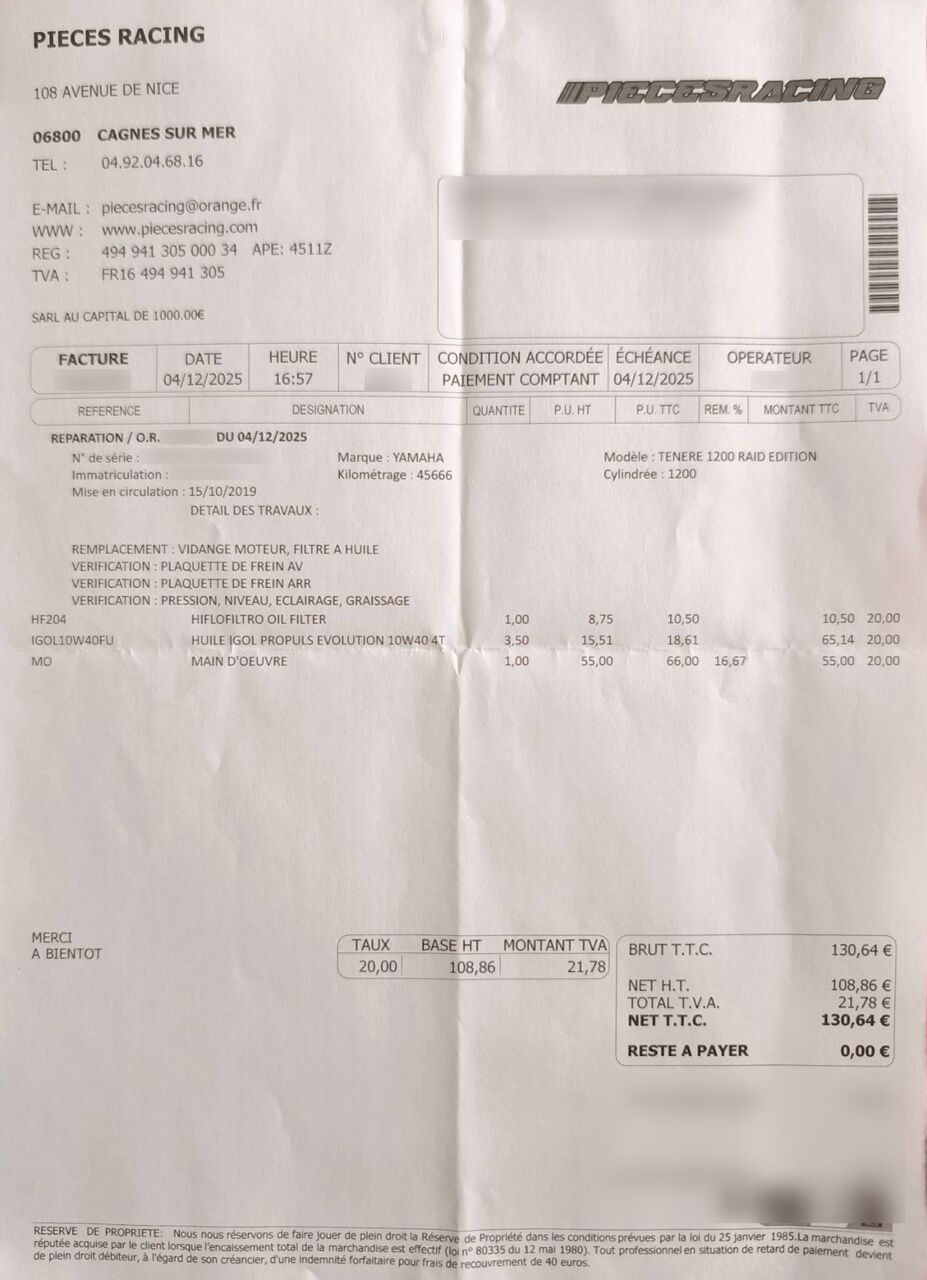 Photo YAMAHA SUPER TENERE