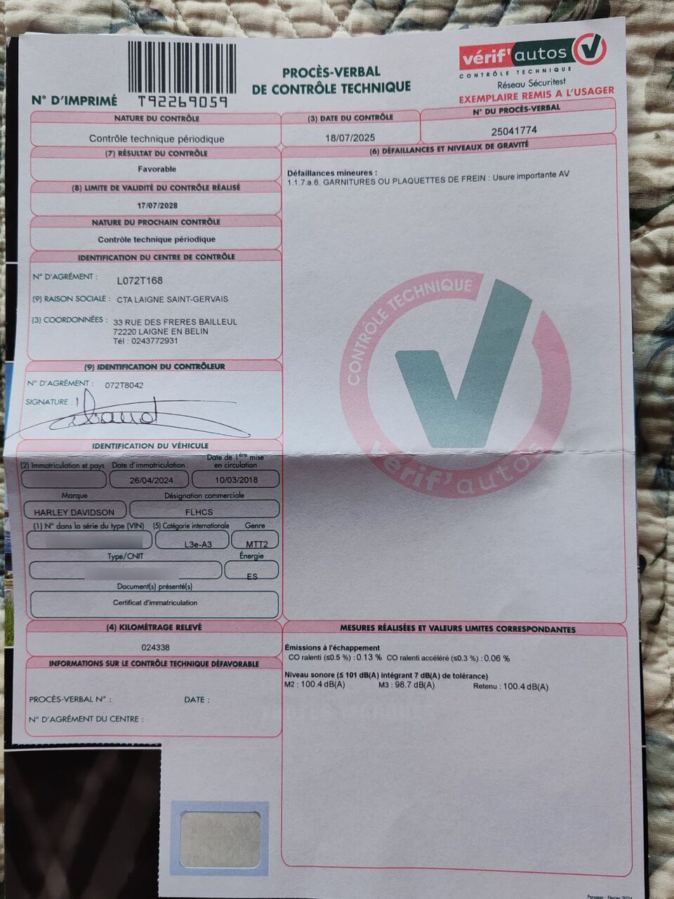 Photo HARLEY DAVIDSON 1868