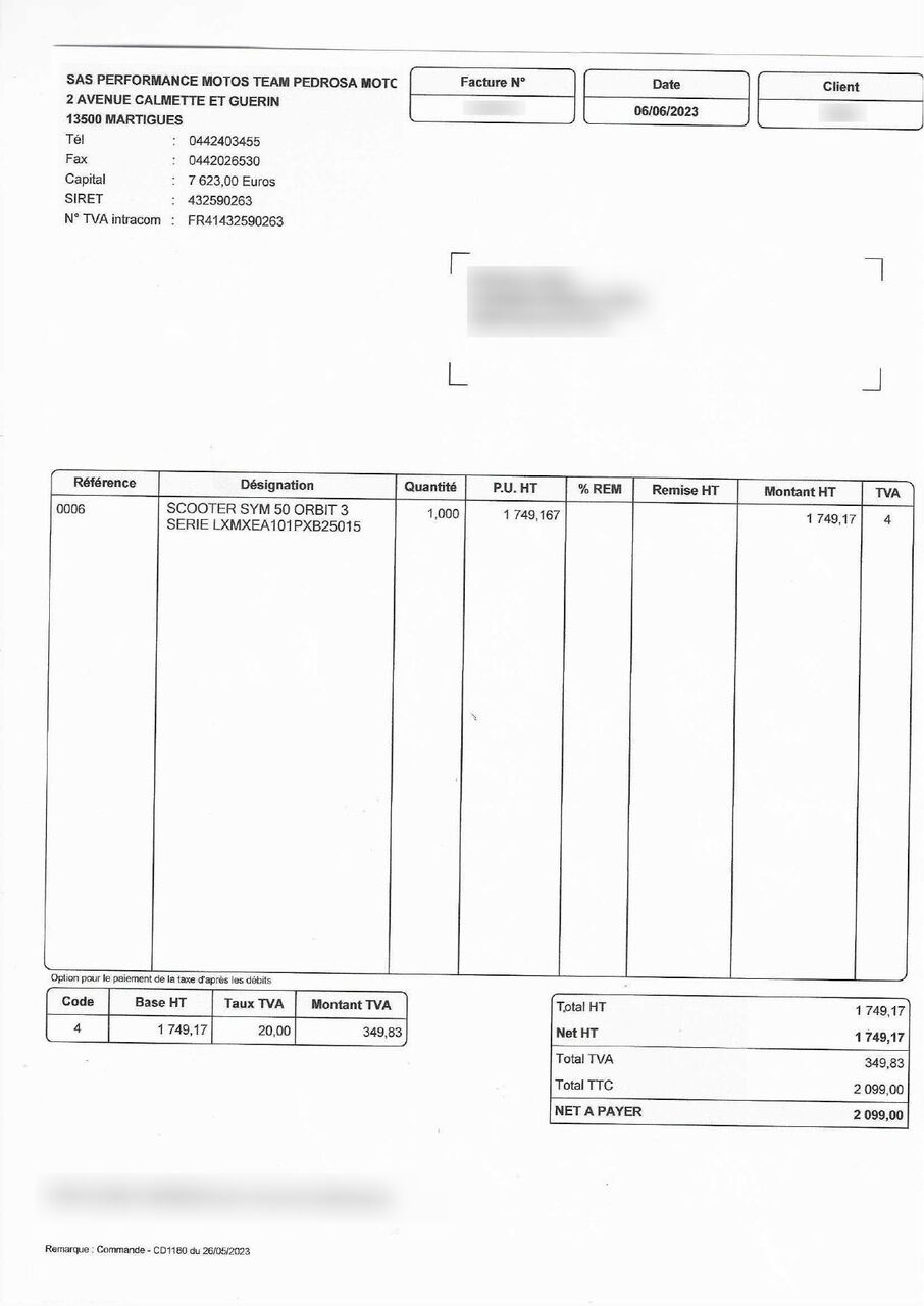 Photo SYM ORBIT III 50
