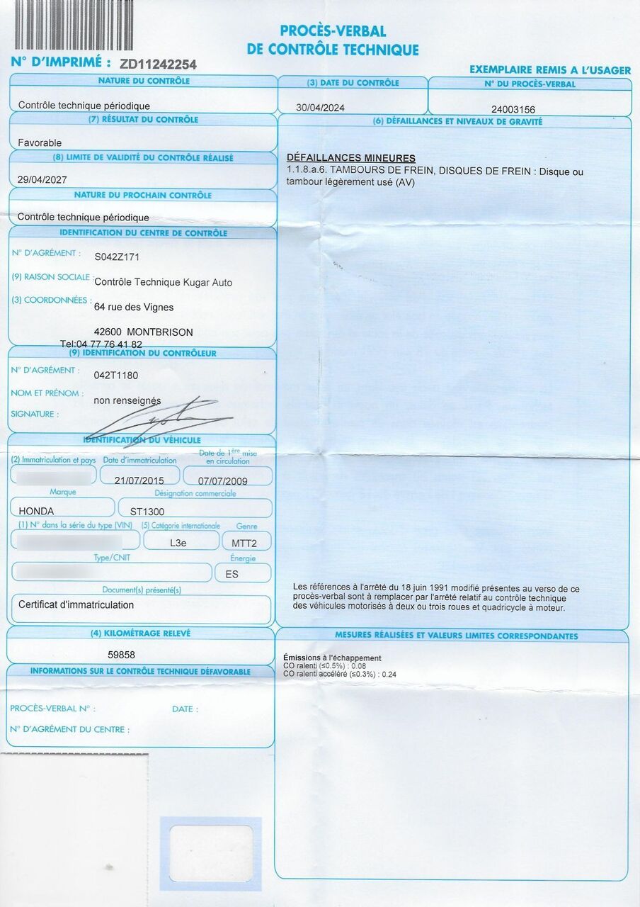 Photo HONDA PAN EUROPEAN ST