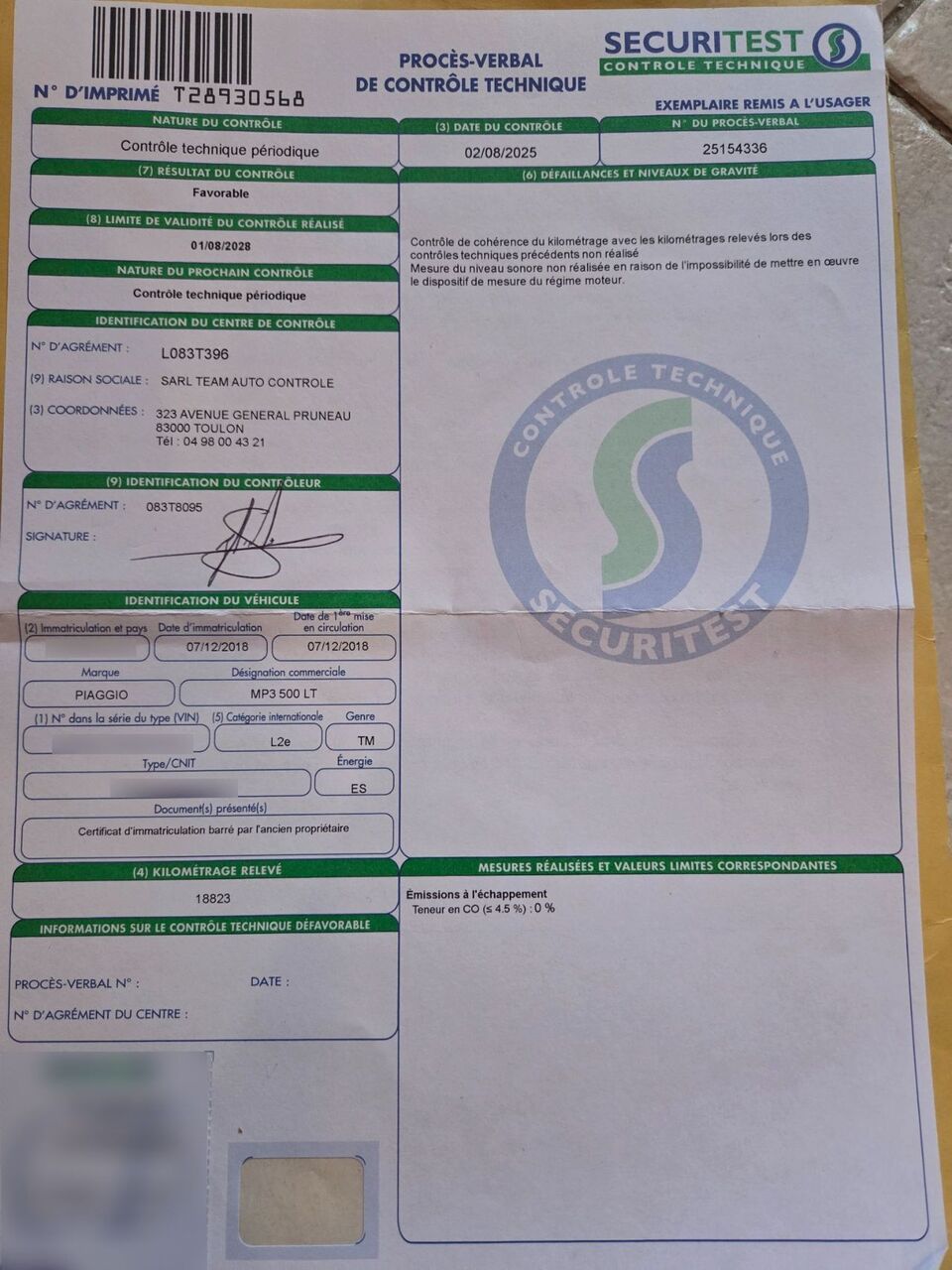 Photo PIAGGIO MP3 500 HPE