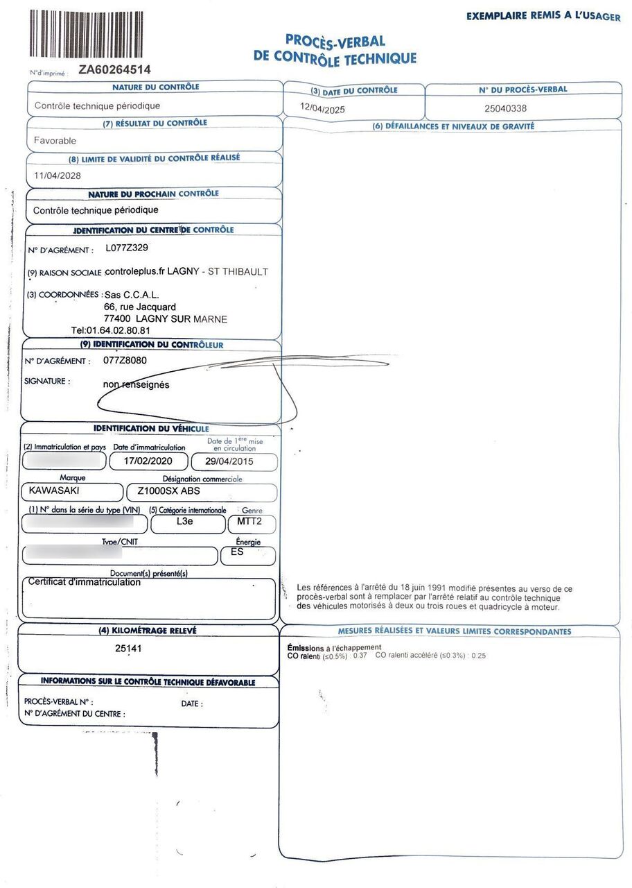 Photo KAWASAKI Z 1000 SX ABS