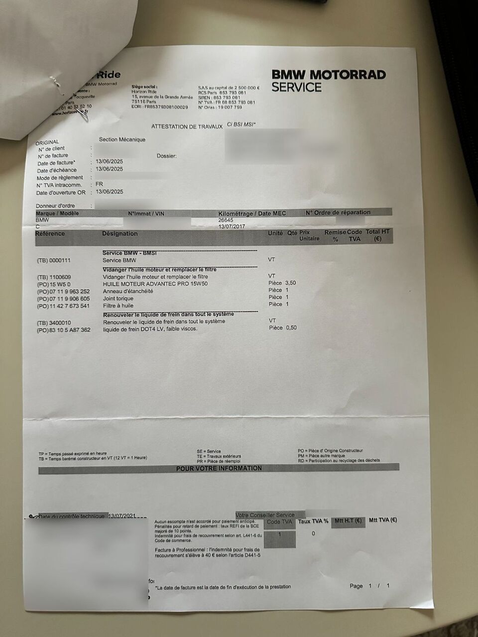 Photo BMW C 650 SPORT