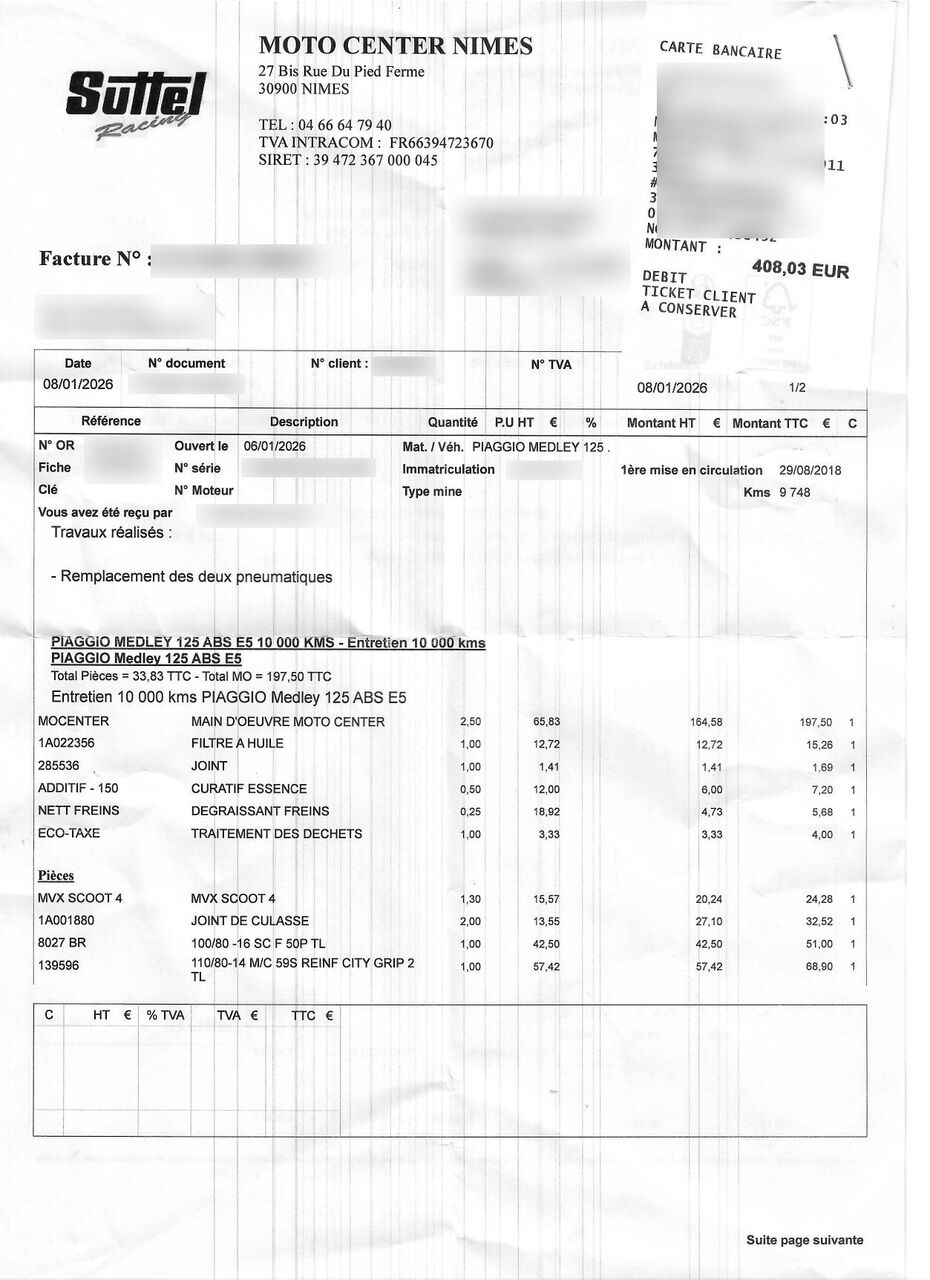 Photo PIAGGIO MEDLEY 125 ABS
