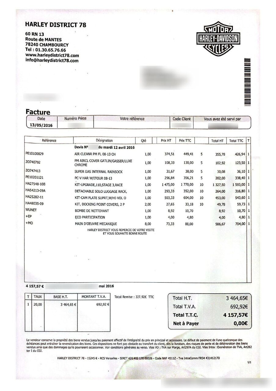 Photo HARLEY-DAVIDSON ROAD -