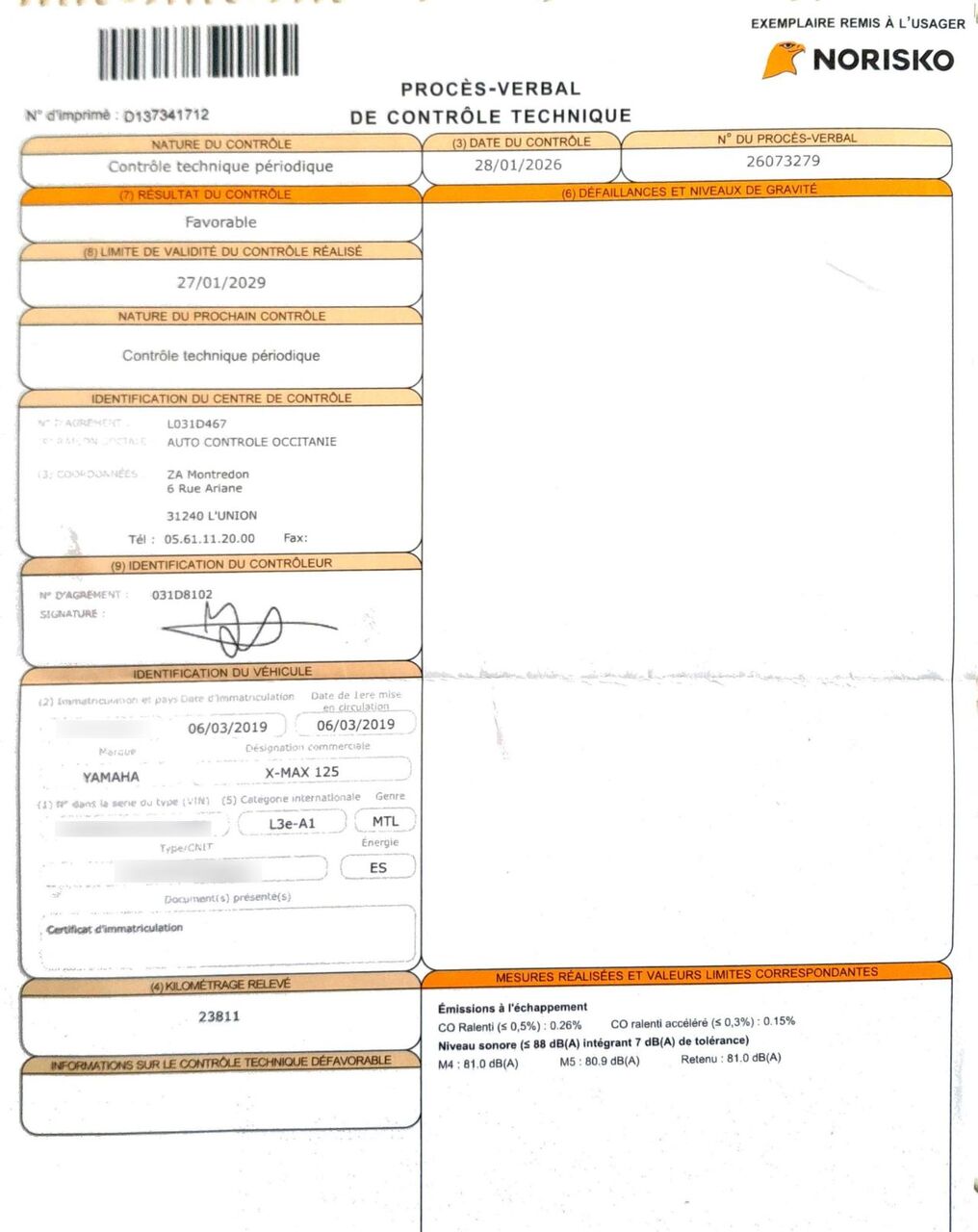 Photo YAMAHA XMAX 125 ABS