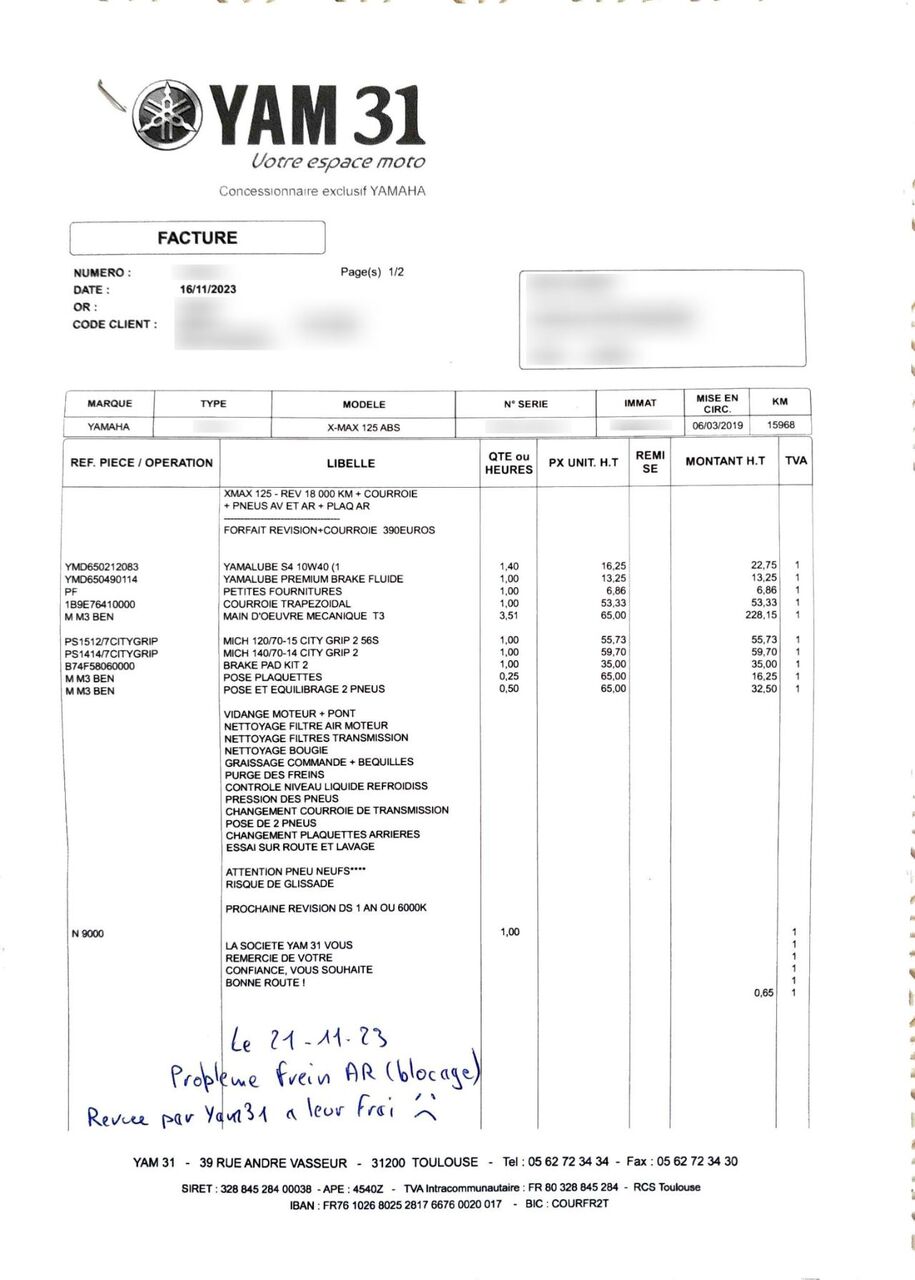 Photo YAMAHA XMAX 125 ABS