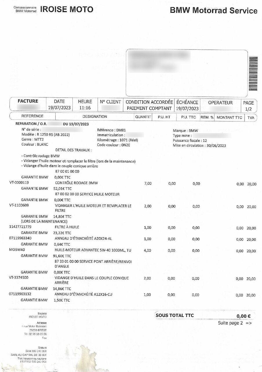 Photo BMW R 1250 RS FINITION