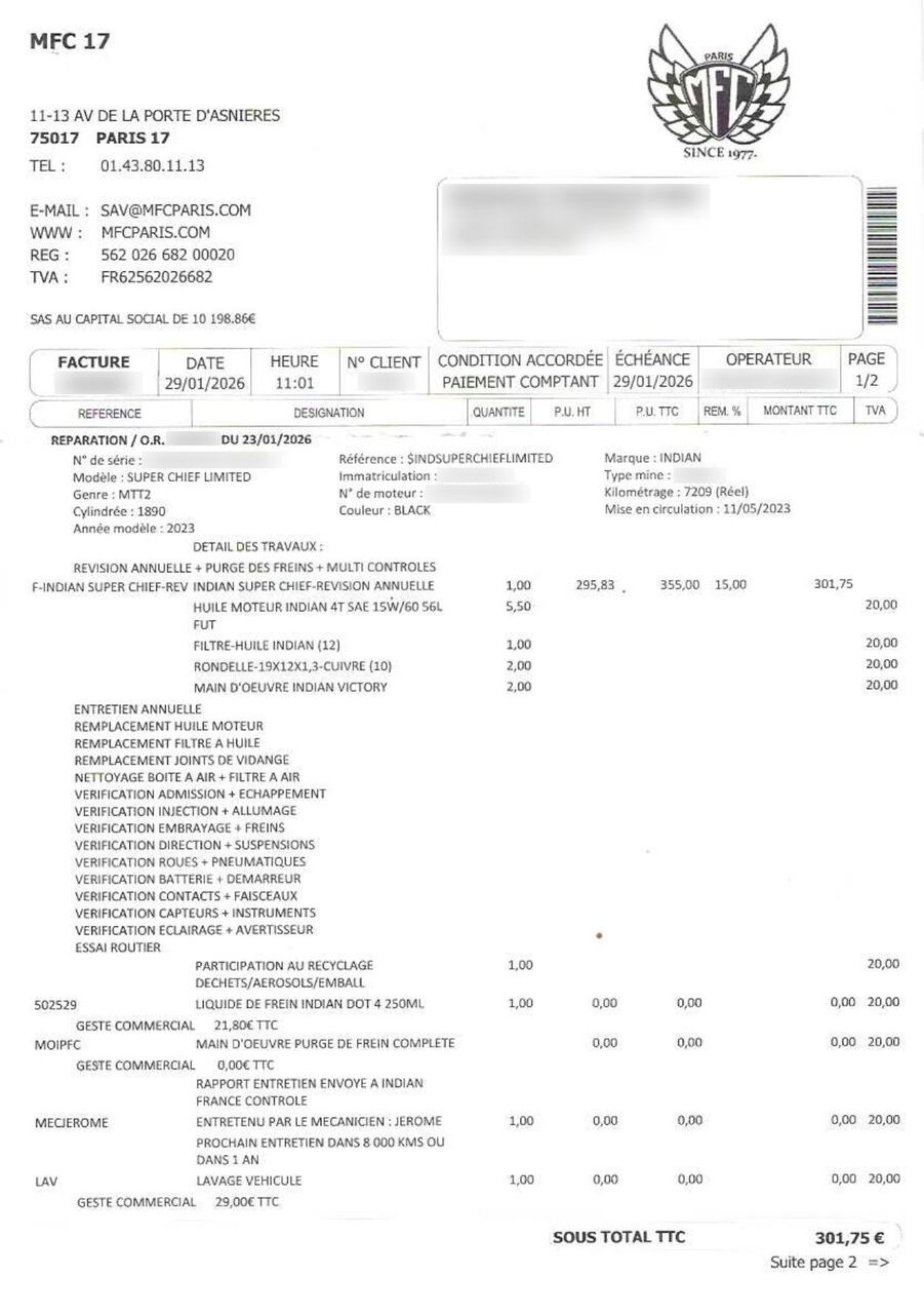 Photo INDIAN SUPER CHIEF