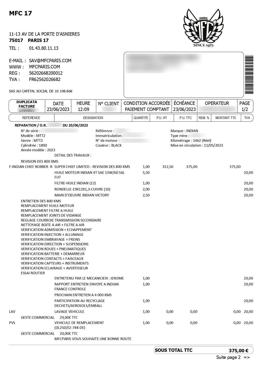 Photo INDIAN SUPER CHIEF