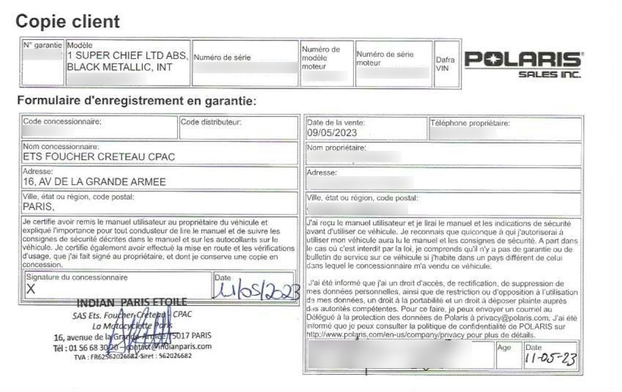 Photo INDIAN SUPER CHIEF