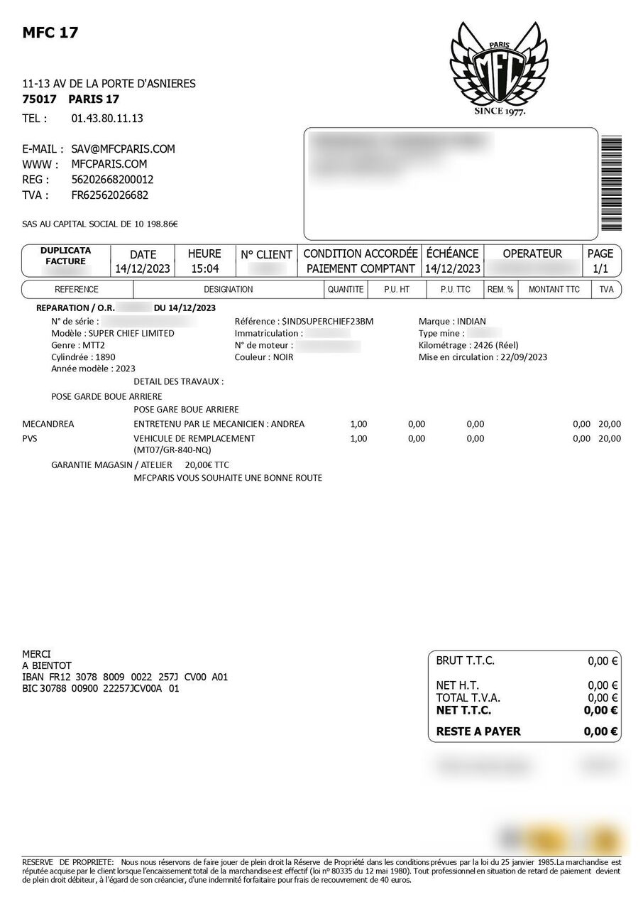 Photo INDIAN SUPER CHIEF