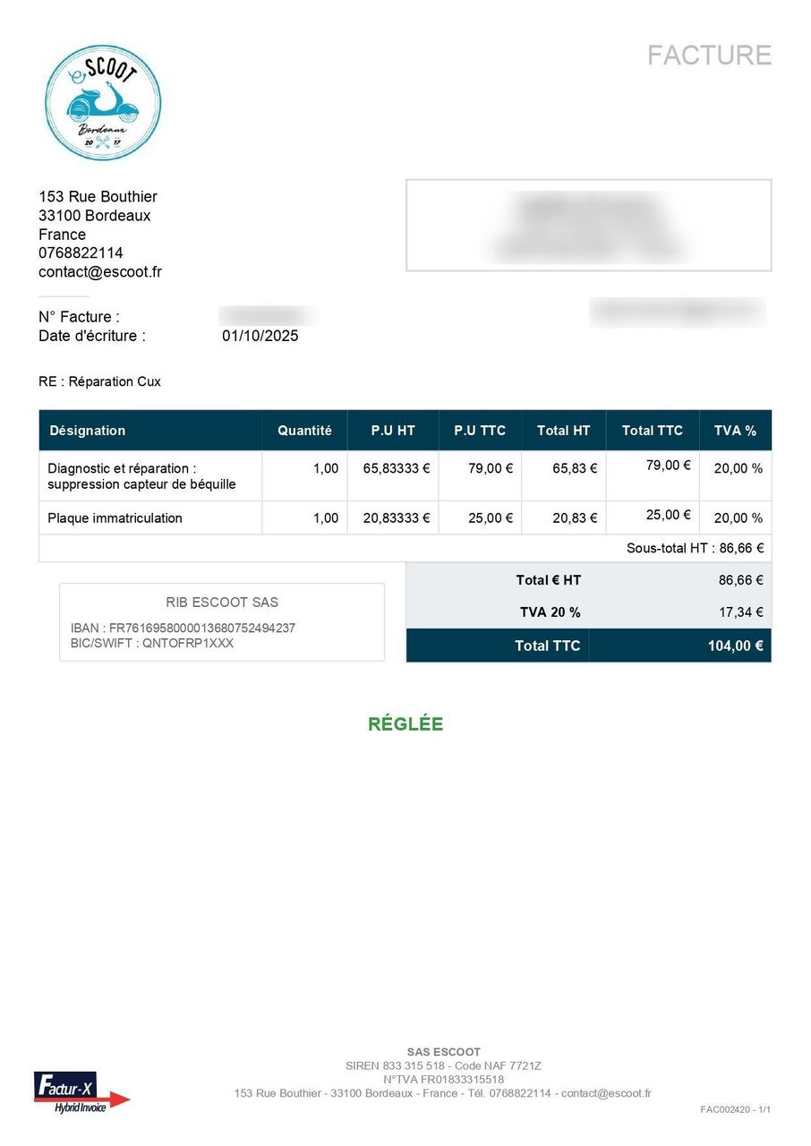 Photo SUPER SOCO CUX - 50