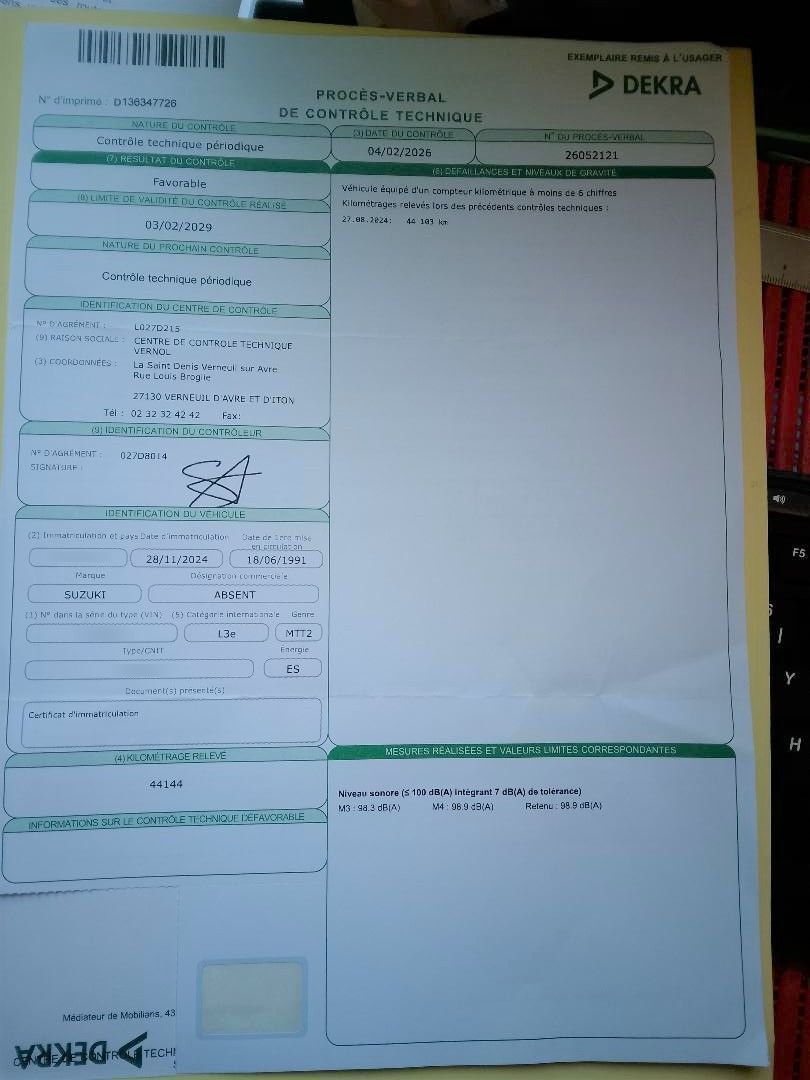 Photo SUZUKI DR 650 RS