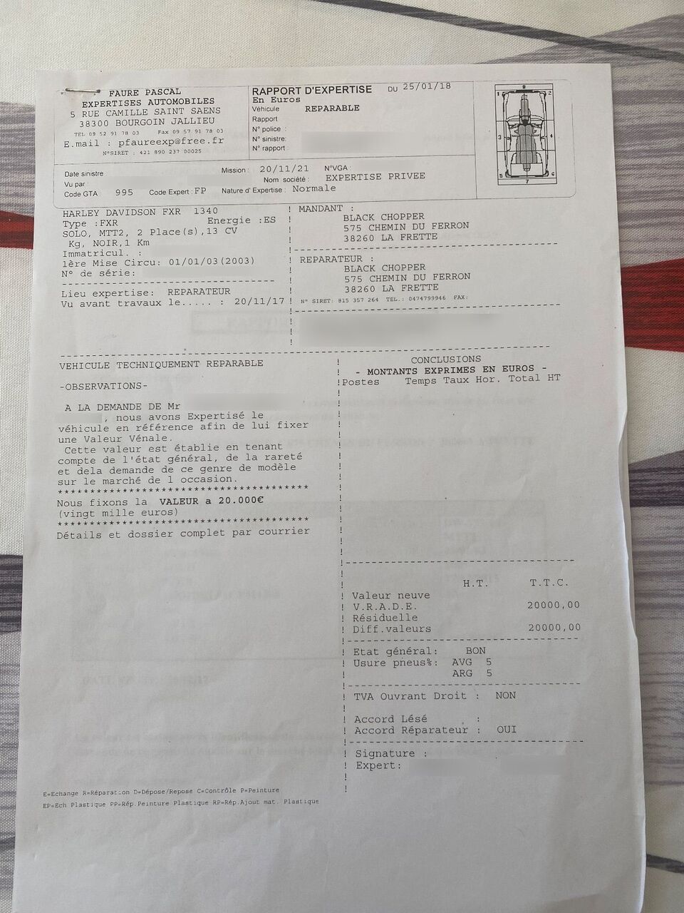 Photo HARLEY DAVIDSON FXR