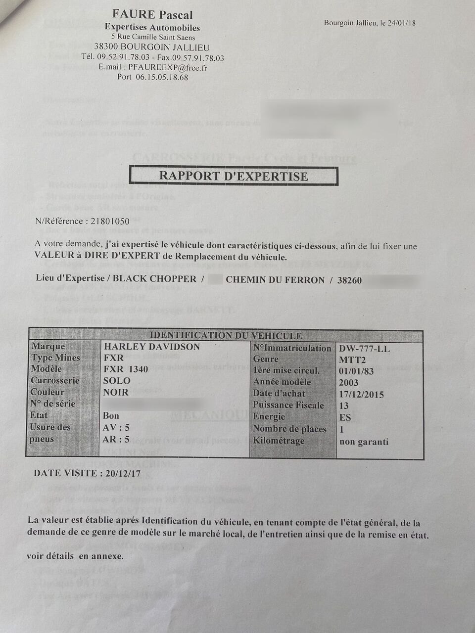 Photo HARLEY DAVIDSON FXR