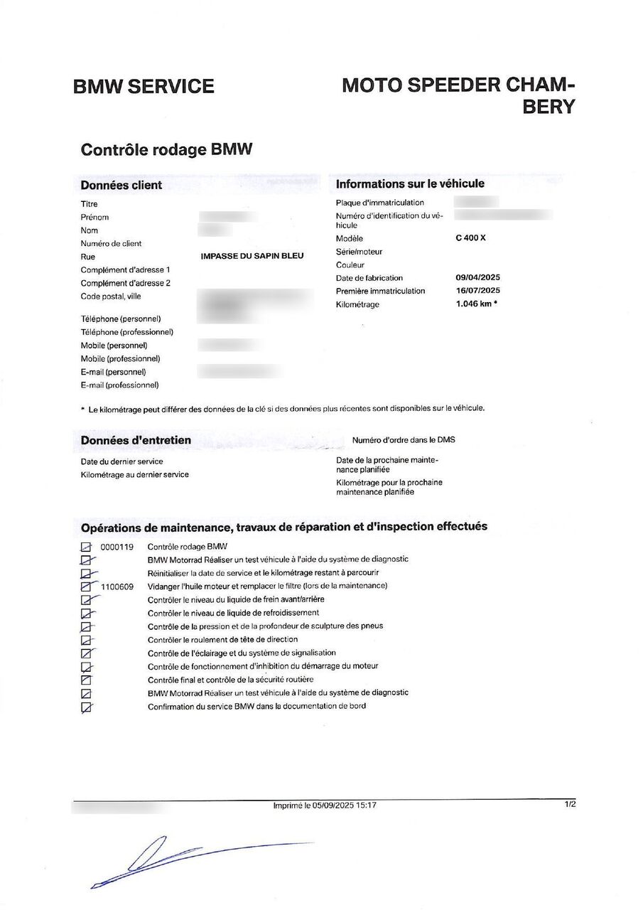 Photo BMW C 400 X – MY25 –