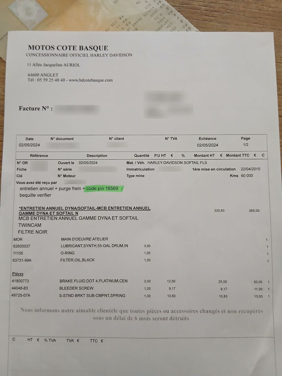 Photo HARLEY DAVIDSON CROSS