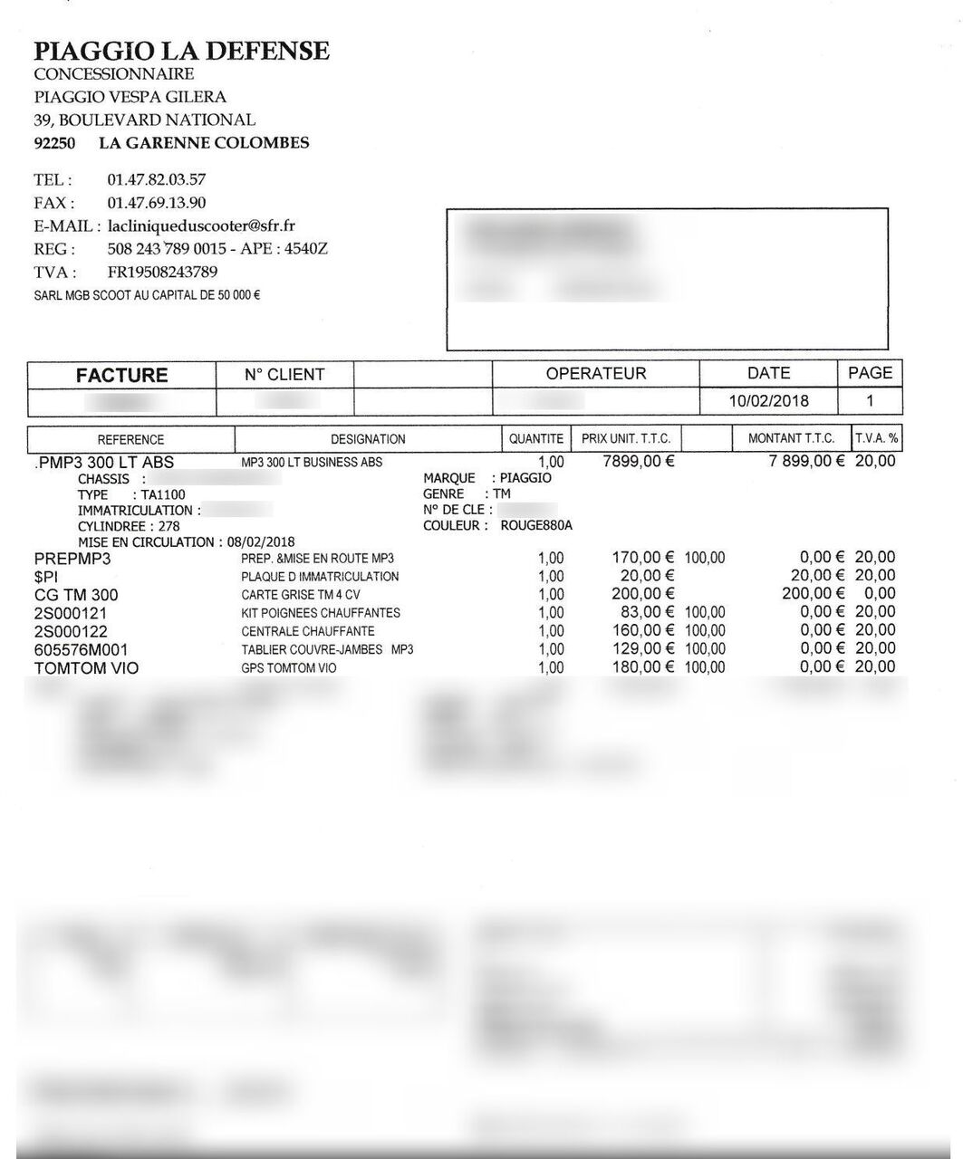 Photo PIAGGIO MP3 300 LT