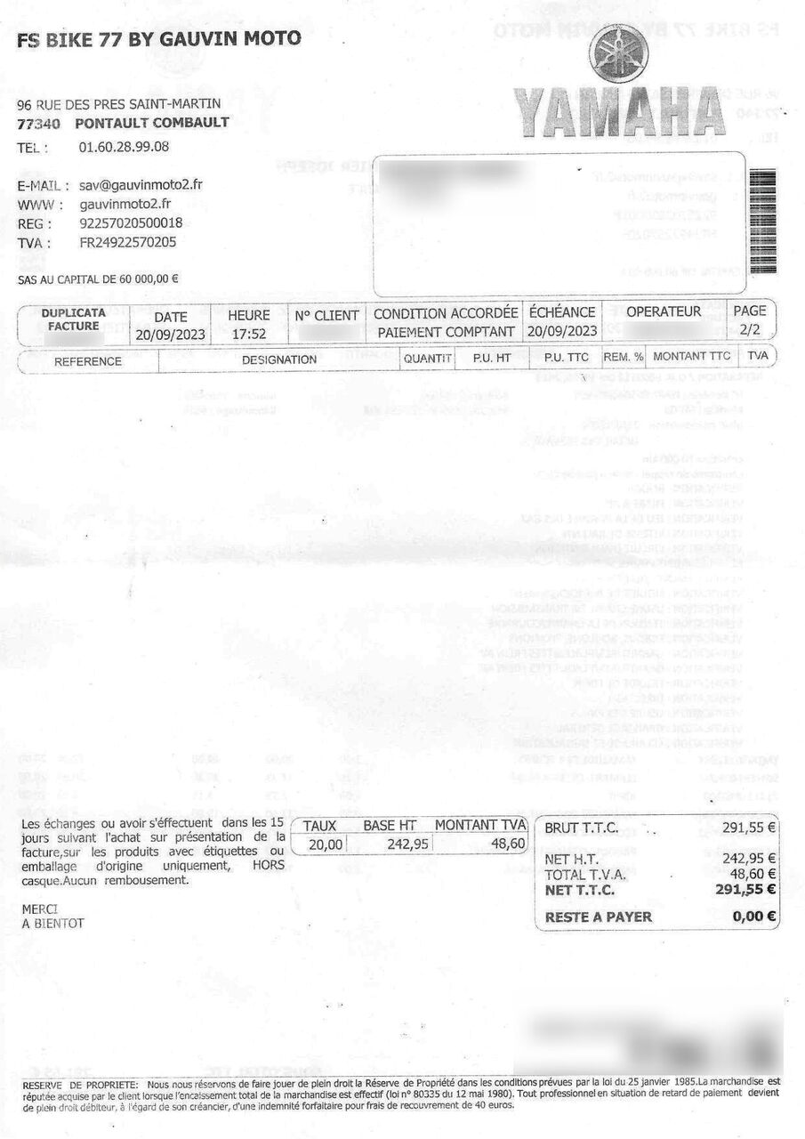 Photo YAMAHA MT 09 890 ABS