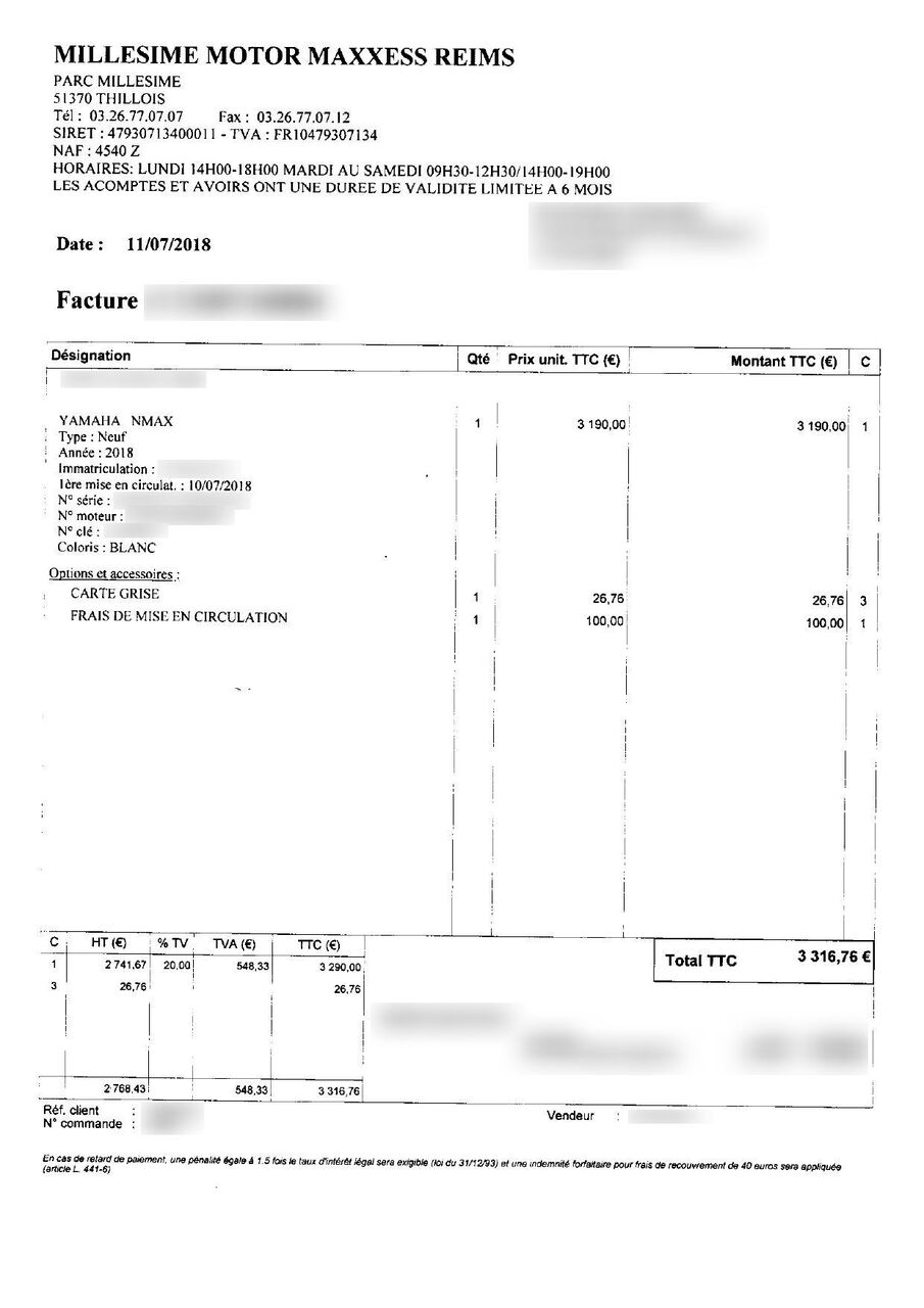 Photo YAMAHA NMAX 125