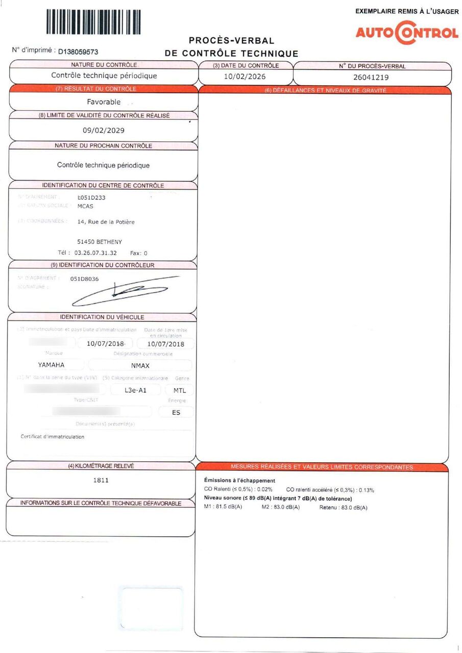 Photo YAMAHA NMAX 125