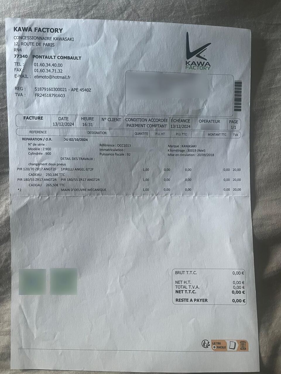 Photo KAWASAKI Z900 ABS