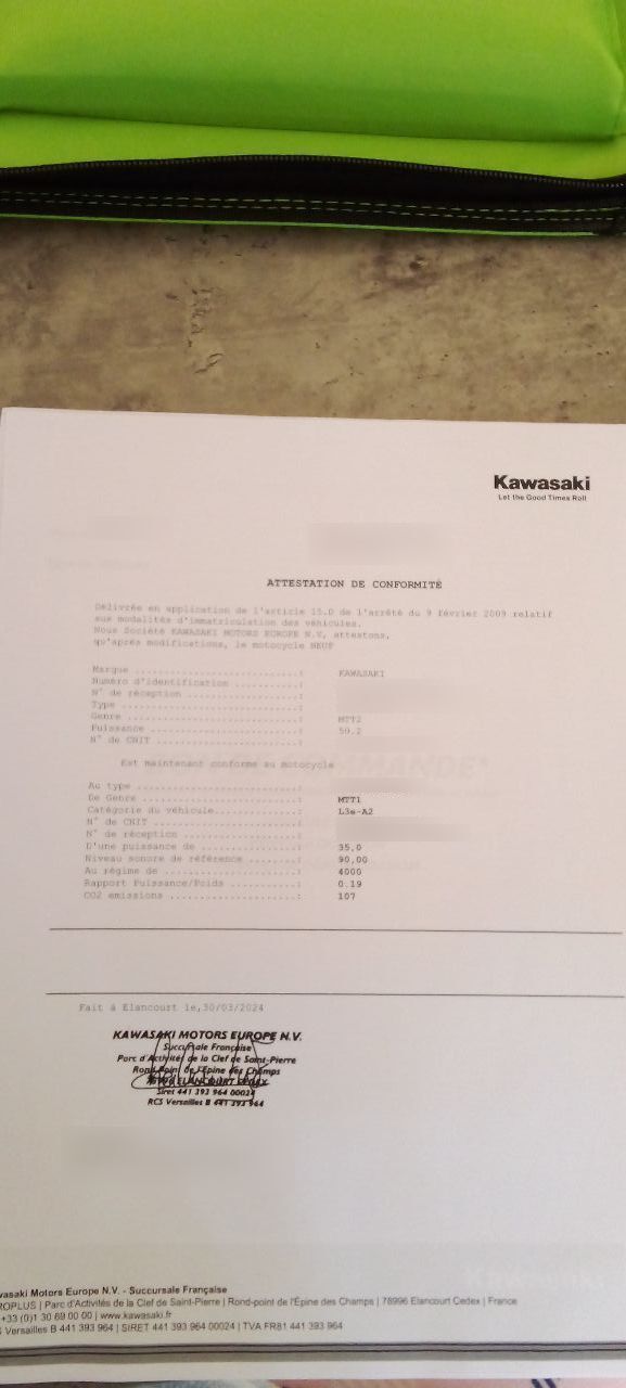 Photo KAWASAKI Z650 A2 ABS