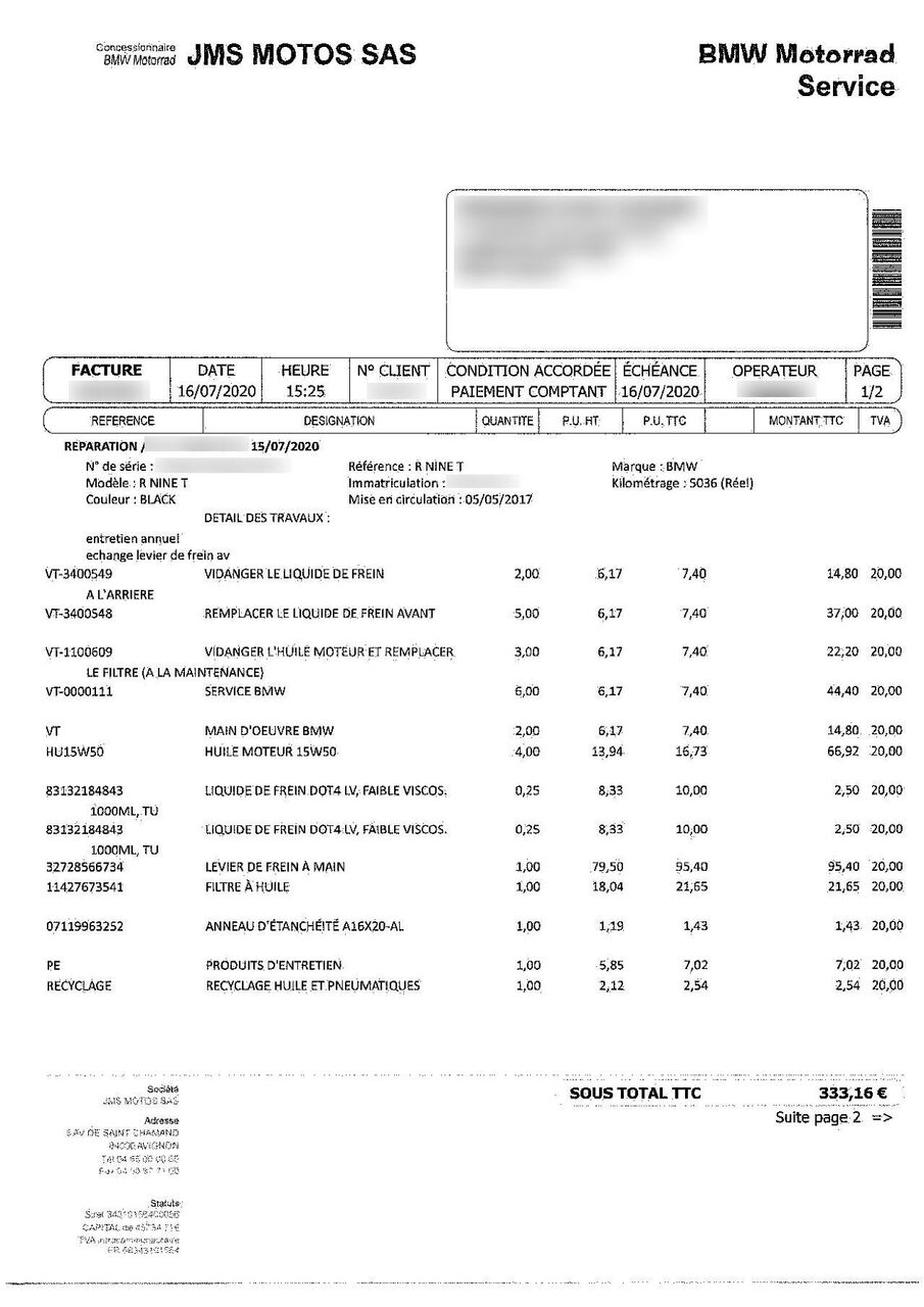Photo BMW R NINE T 1200 ABS
